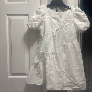 Kids white Zara dress size 11-12 great condition